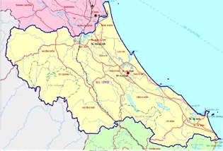 Bản đồ tỉnh Hà Tĩnh