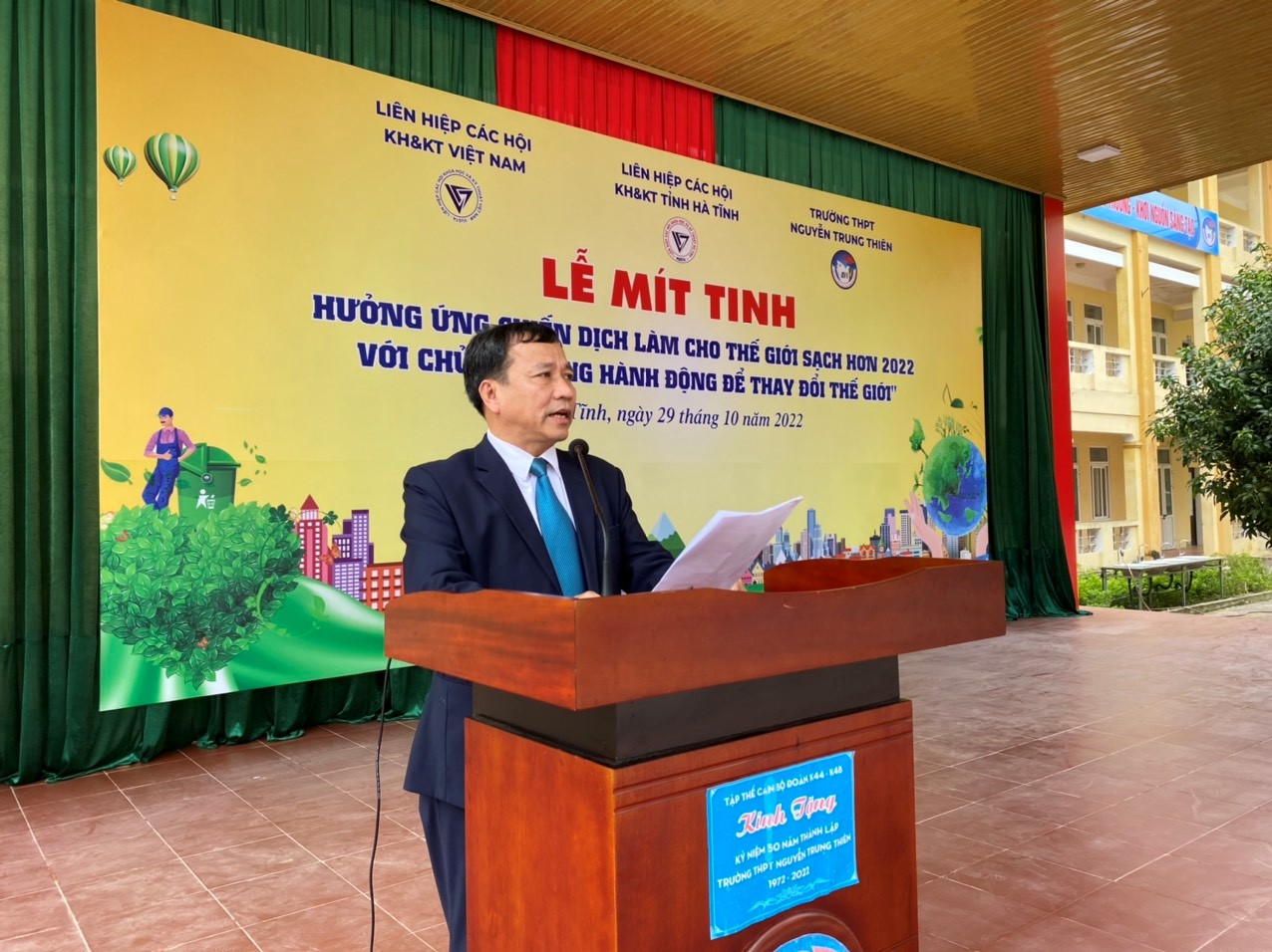 Hà Tĩnh: Phát động chiến dịch làm cho thế giới sạch hơn