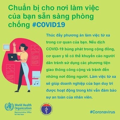 Chuẩn bị cho nơi làm việc của bạn sẵn sàng phòng chống COVID19