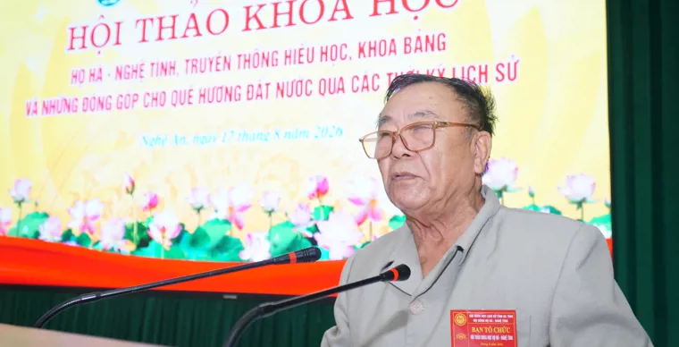 Hội thảo khoa học về truyền thống hiếu học, khoa bảng họ Hà - Nghệ Tĩnh
